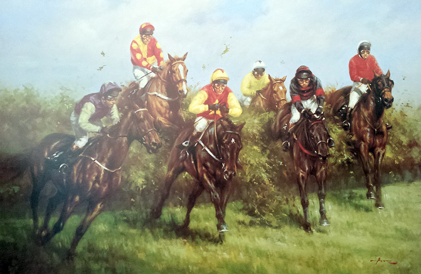 Horse Racing Print Sale, Huge Savings on Clearance Stock